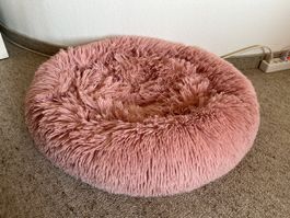 Haustierbett Fluffy pink Durchmesser 60 cm 