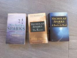 3 Bücher Nicholas Sparks English