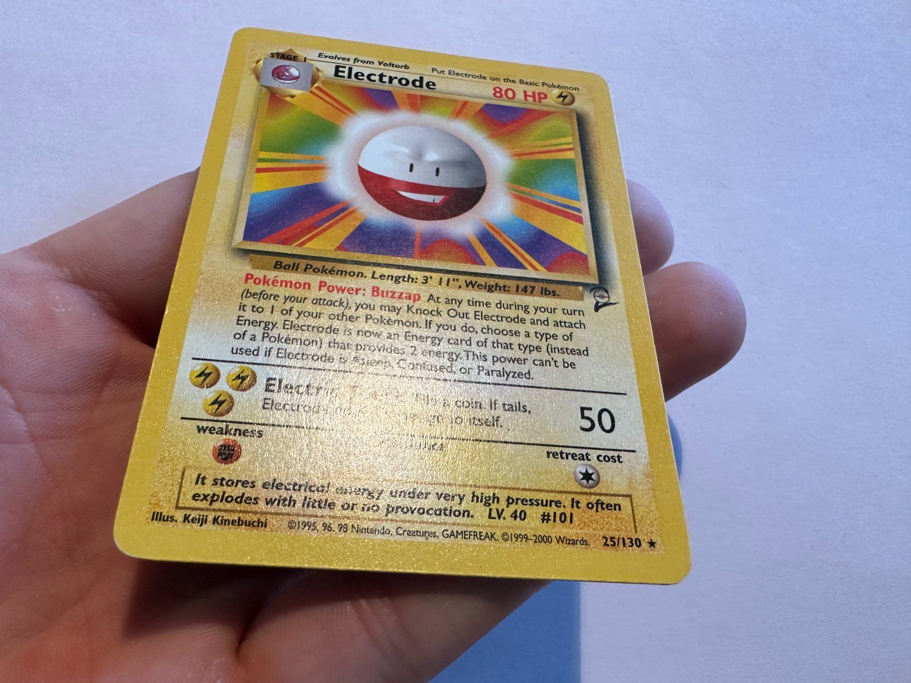 Pokémon Carte collezionabili: Electrode non holo Base 2 EN – Usato da Hagendorn venduto da Pokecollectorch 1