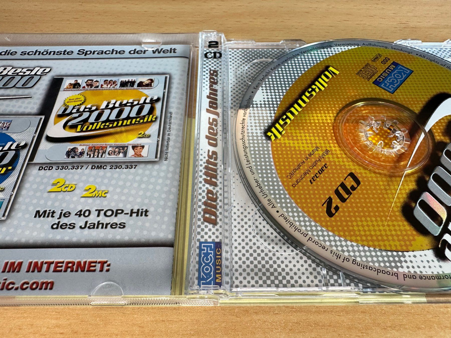 CD: Das Beste 2000 Volksmusik - 2 CD – Usato da Rikon im Tösstal venduto da Alpenmutz 2