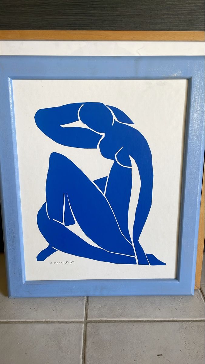 Dipinti: Estampe Matisse nu bleu 52 encadrée – Usato da Meyrin venduto da jul_km5p