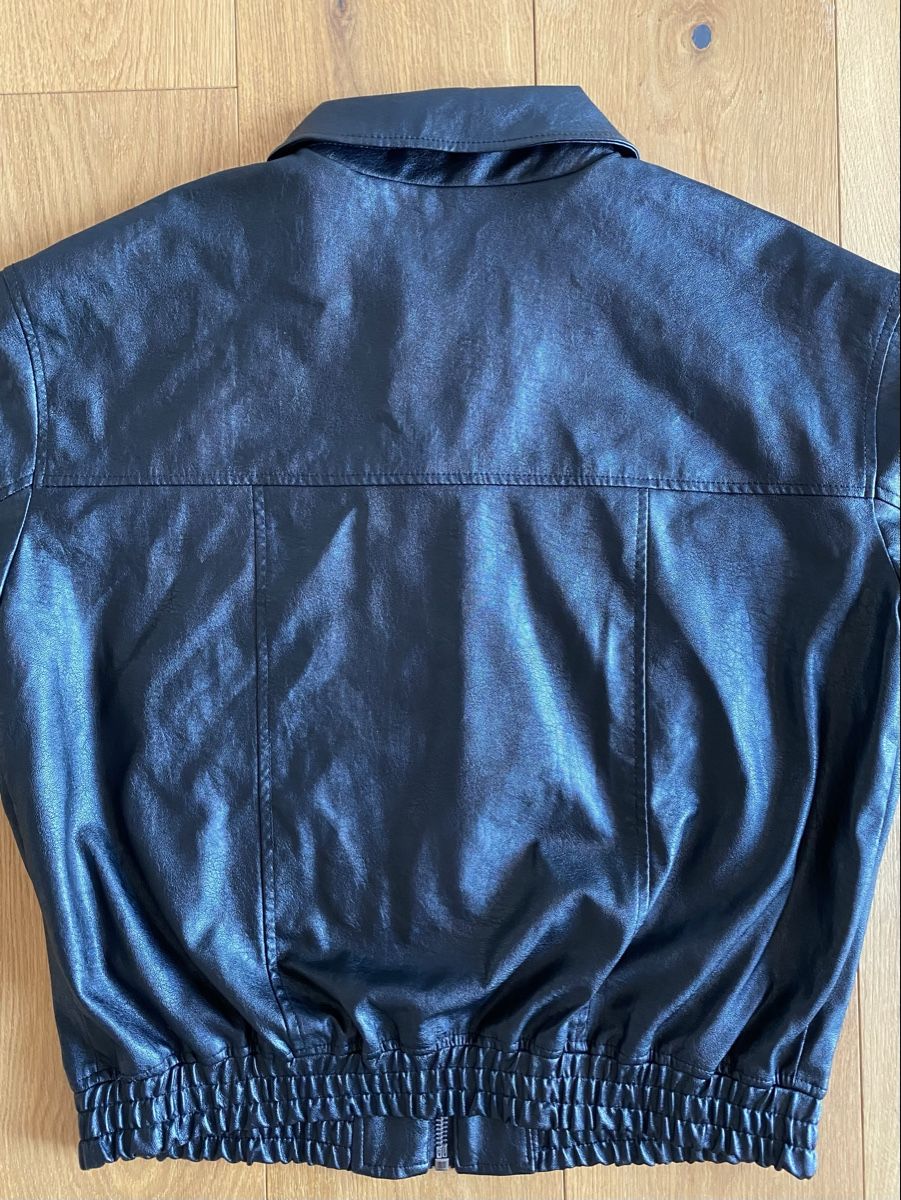Pull&Bear Vestes: PULL&BEAR Kunstlederjacke schwarz – D'occasion à Oberurnen par jar_b2bh 2