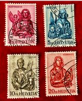 Evangelisten gestempel Nr.381/ 382/ 383/ 384  
