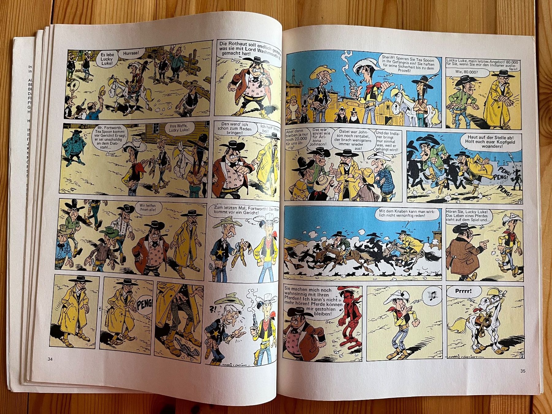 Fumetti: Lucky Luke Comic - Der Kopfgeldjäger - Band 43 – Usato da Zürich venduto da Gurkis 5