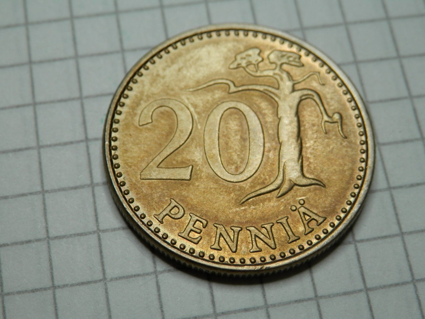Tutti le monete: Finnland 20 Penny, 1974 – Usato da Weiach venduto da weiach81 1