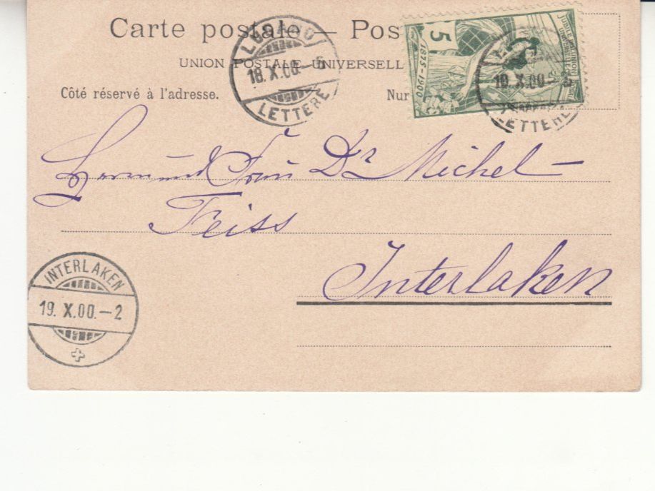 Ansichtskarten: Lugano 1900 – Gebraucht aus Bürglen TG von StampGraf 1