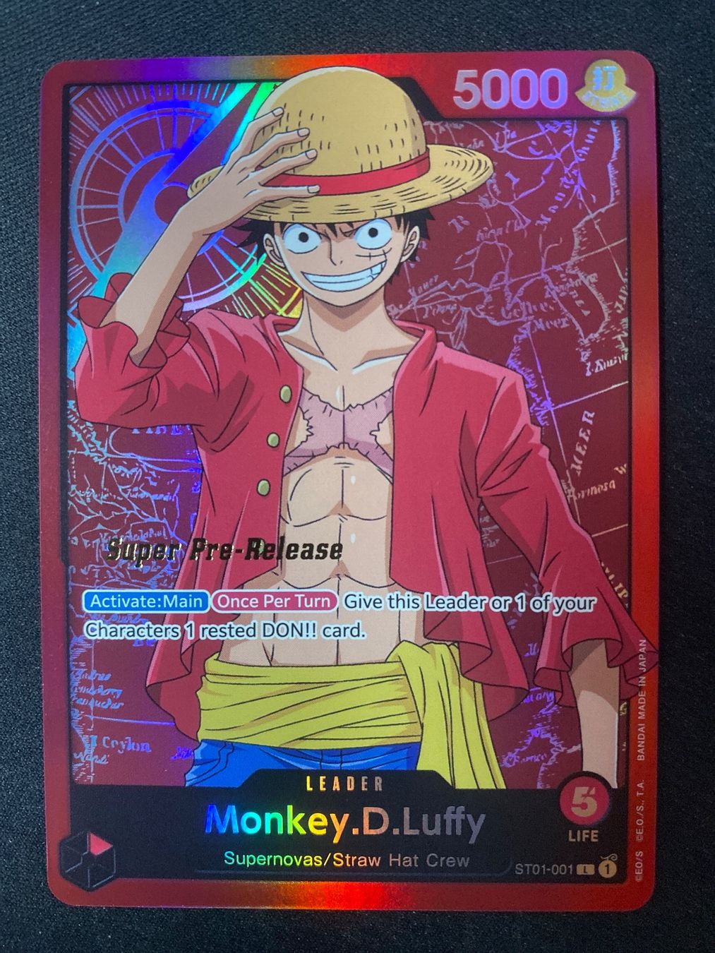 Sammelbilder & Trading cards: Monkey.D.Luffy ST01-001 - Starter Deck: Straw Hat Crew - EN – Neu (gemäss Beschreibung) aus Hausen AG von Shrade