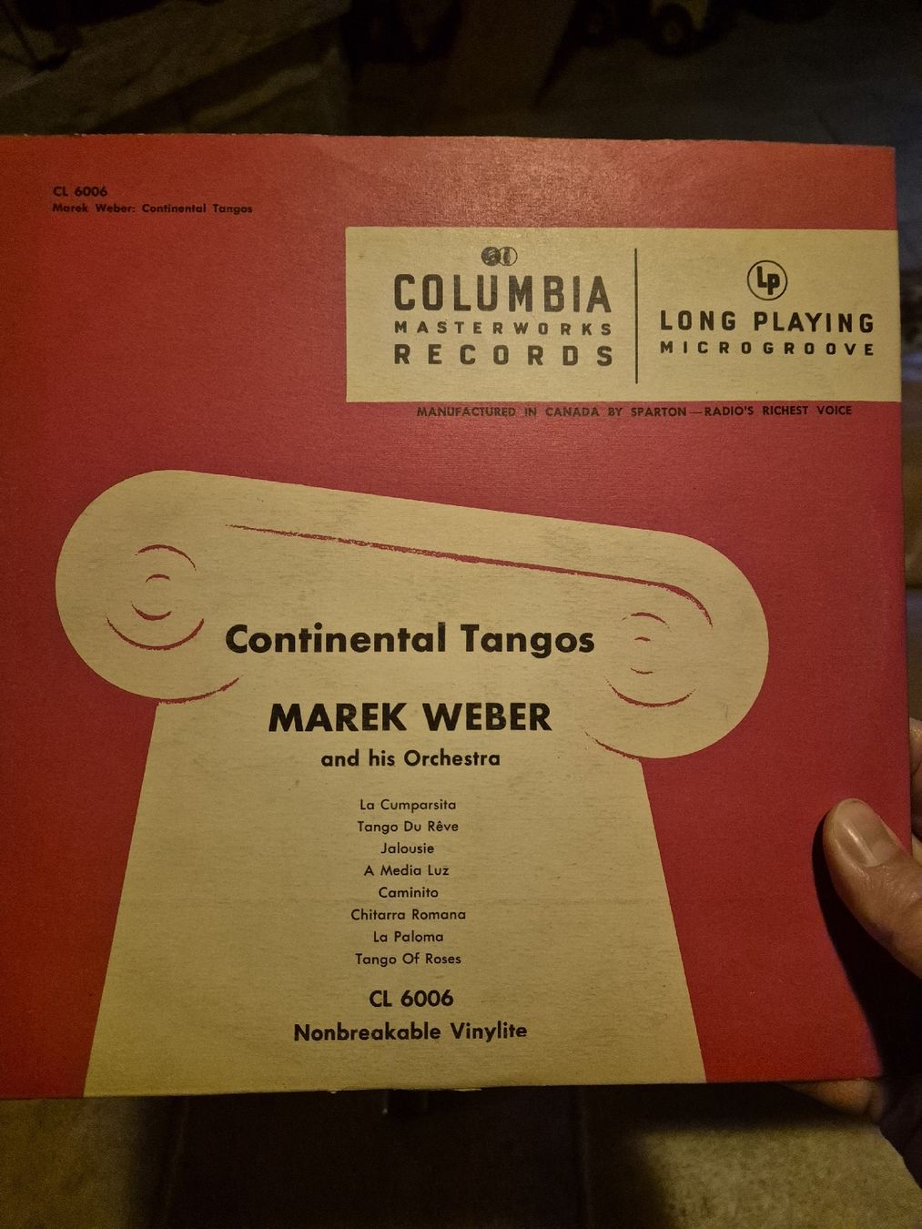 Dischi in vinile: Marek Weber - Continental Tangos Schallplatte – Usato da Grandval venduto da JeroenK