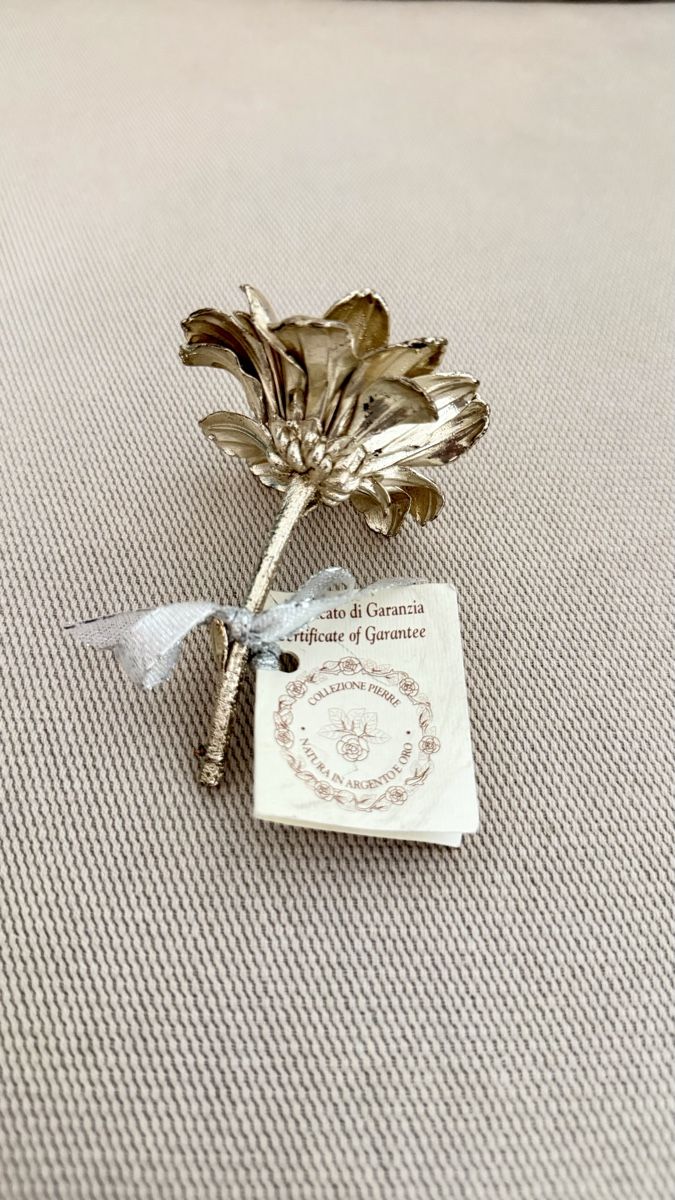 Tutte le decorazioni: Fiore Pierre Argento 925 e Oro 24kt – Nuovo (secondo la descrizione) da Castel San Pietro venduto da ste_xg59 1