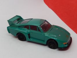 ab  4.-- Porsche 935 TT - alt von bburago - grün - %SALE%