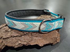 trendiges Halsband handgefertigt, Halsumfang 46cm - 50cm
