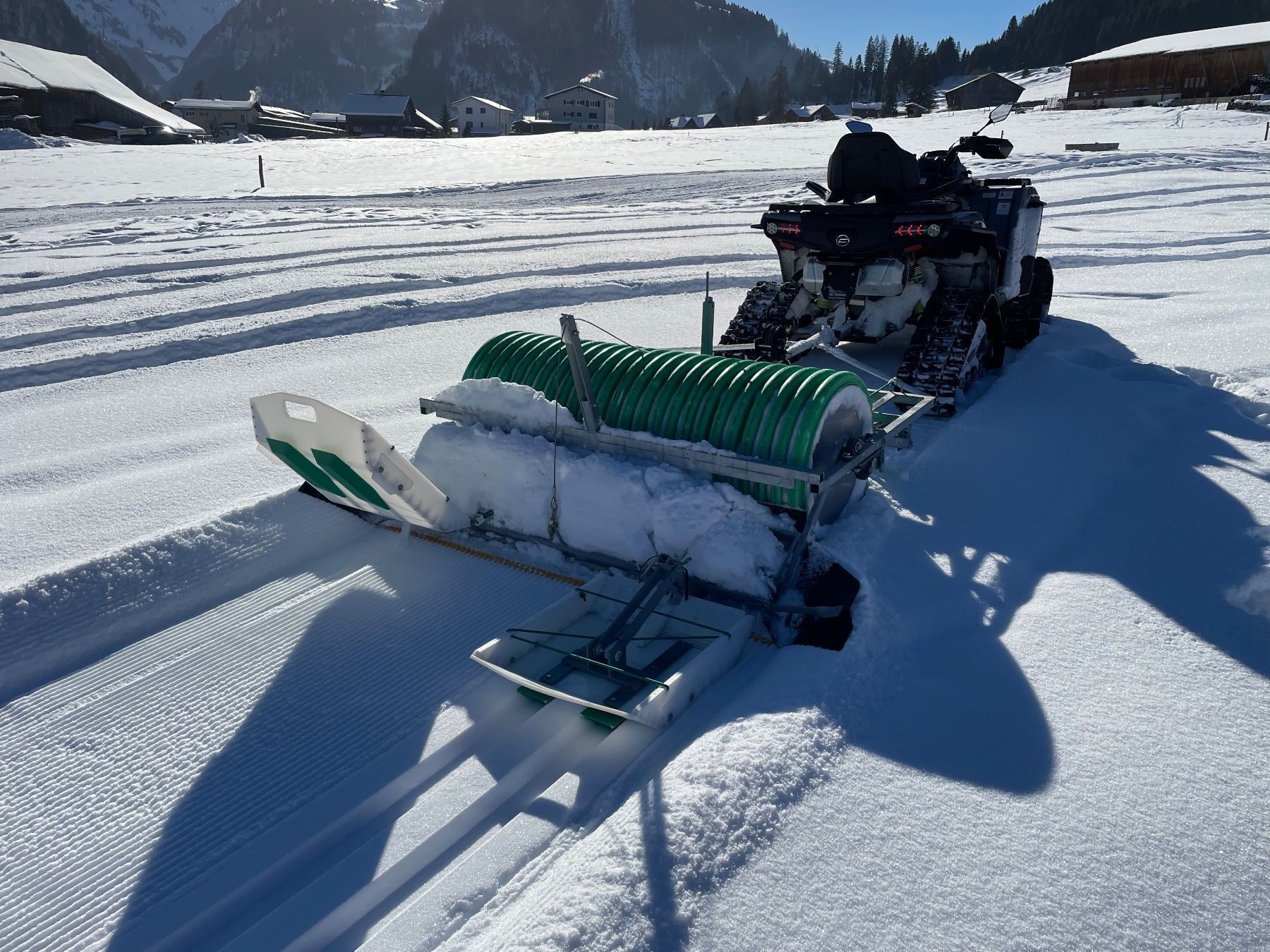 Rimorchi: Spurrolle mit Finischer und Spurplatten – Usato da Unteriberg venduto da Drummer86