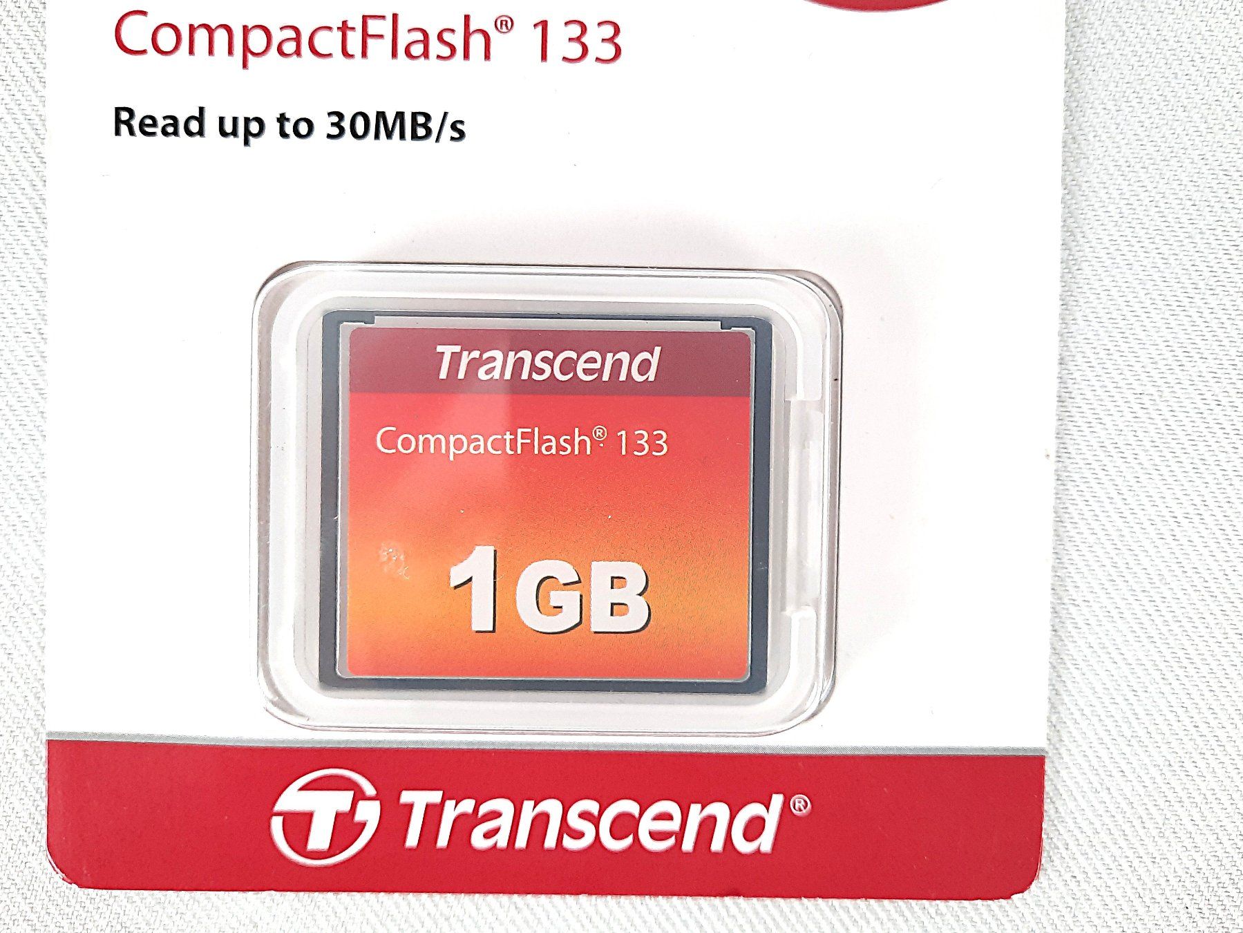 Cartes mémoire: TRANSCEND Compact Flash Card 1GB – Neuf (Voir description) à Beinwil am See par Restwert_Beinwil