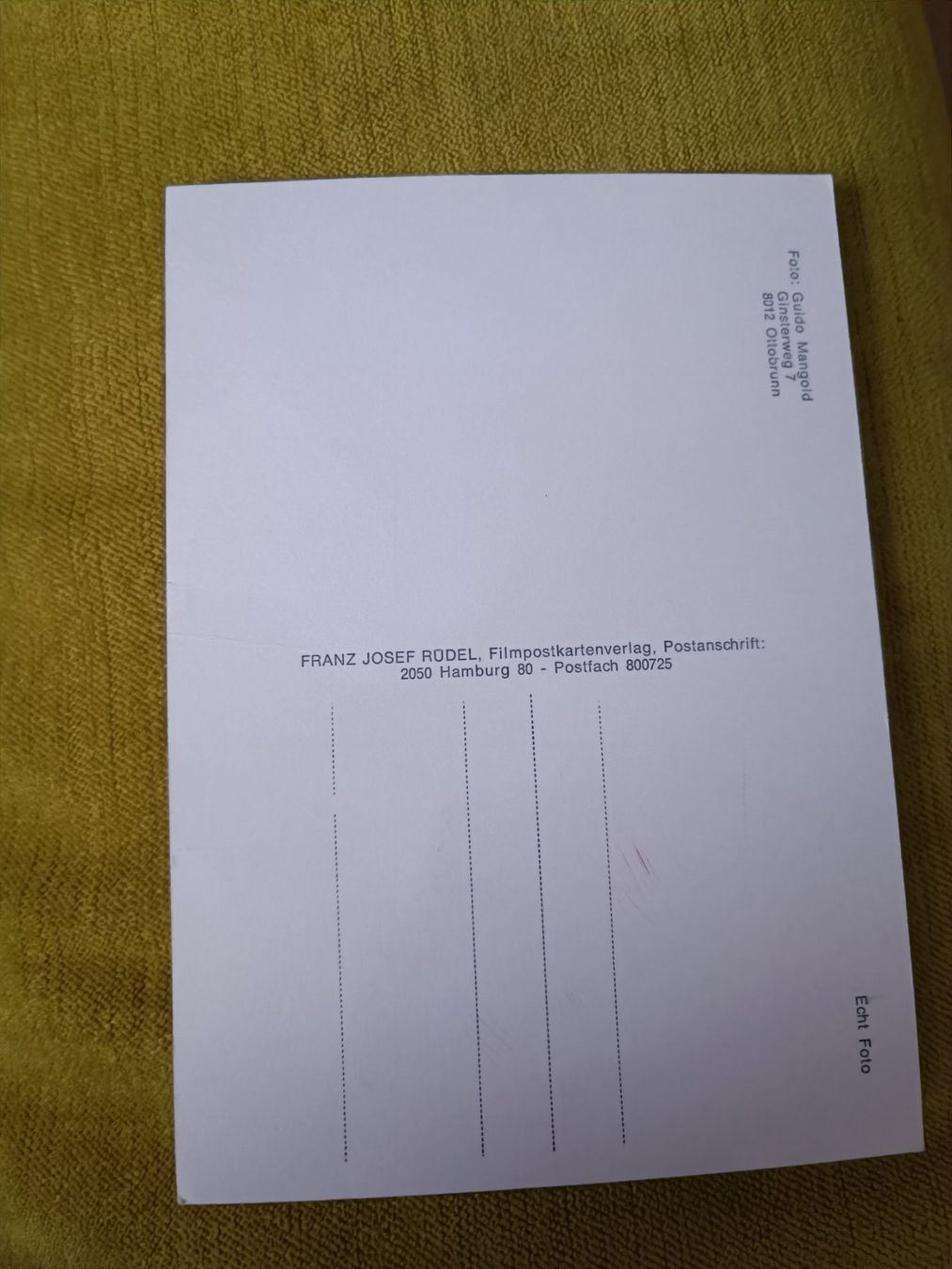 Autographes: Horst Buchholz - handsignierte Autogrammkarte – D'occasion à Menziken par Artographs 1