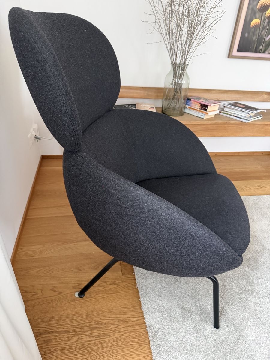 Interio Poltrone: Designer Sessel mit Hocker – Usato da Gossau SG venduto da LOLA-59 3