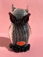 Vintage Murano Glas Eule – Made in Italy – Glasfigur