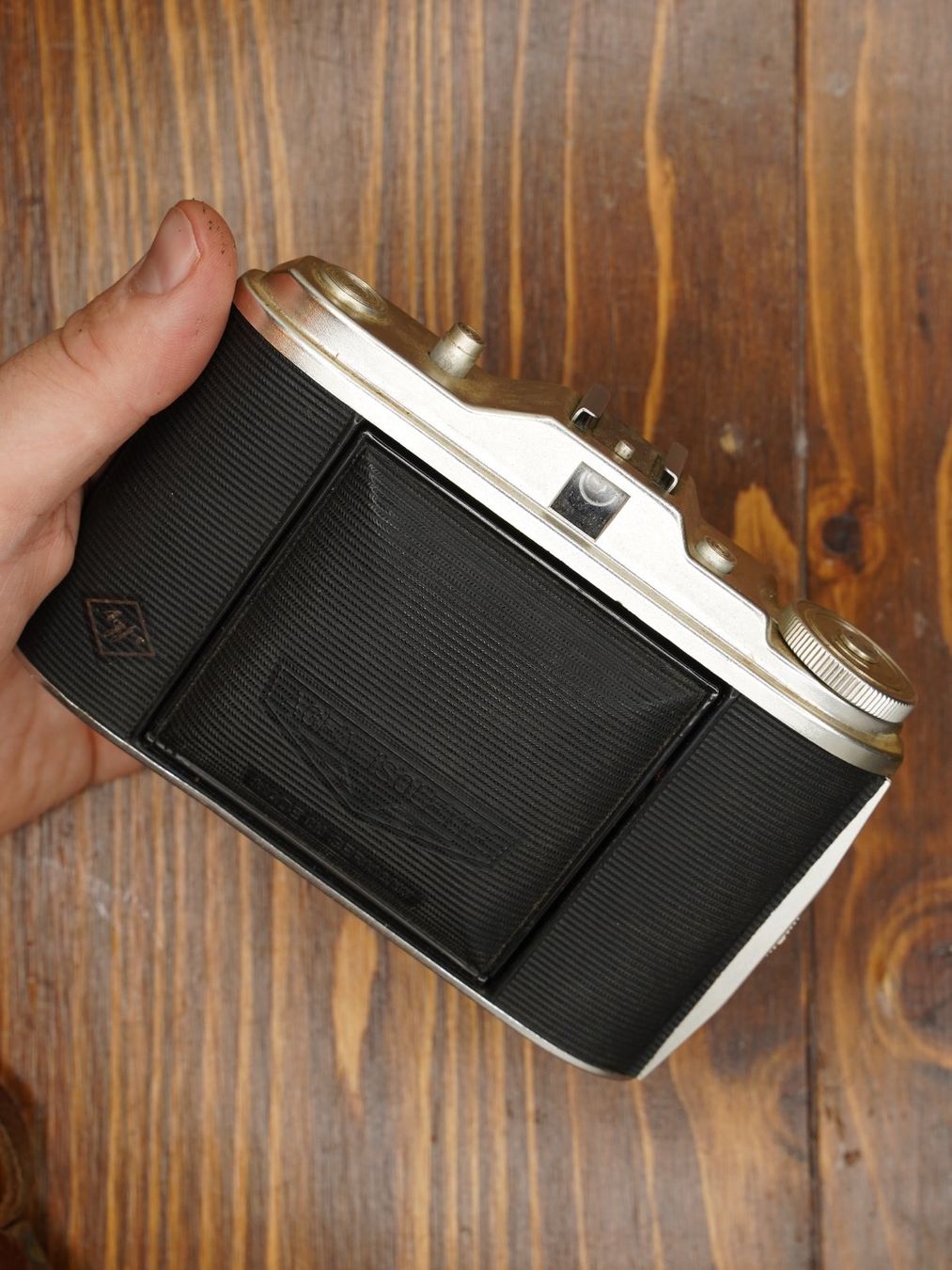 Agfa Fotocamera: Agfa Isolette I 6x6 mit Case – Usato da Bern venduto da FotoStrobo.ch_Outlet 1