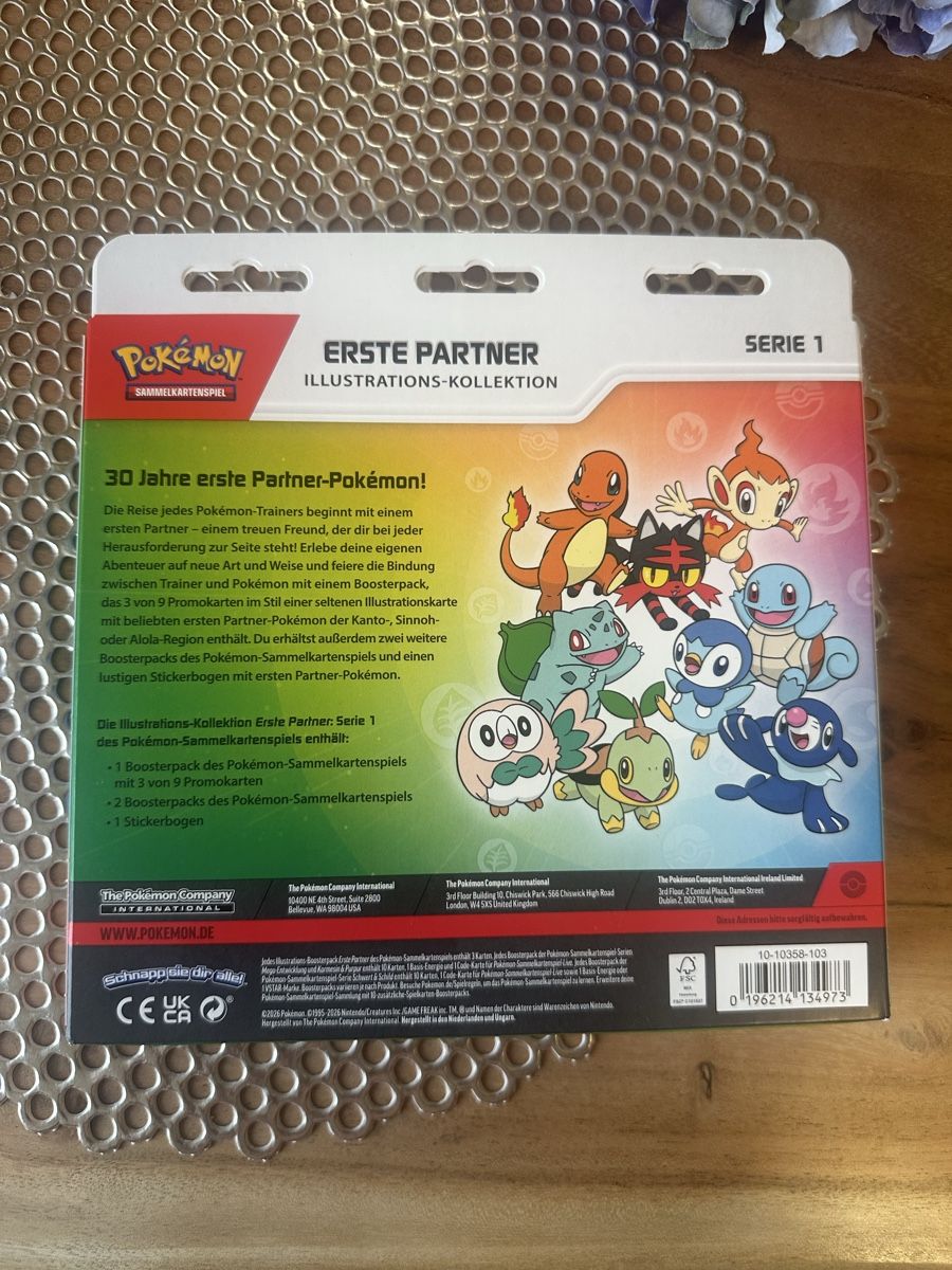Karten: Pokémon First Partner Series 1 - DE – Neu und originalverpackt aus Goldach von Lenny0220 1
