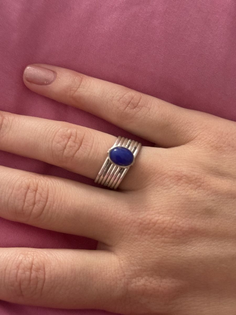 Ringe: Ring Silber mit blauem Stein – Gebraucht aus Liestal von emm_9bx7