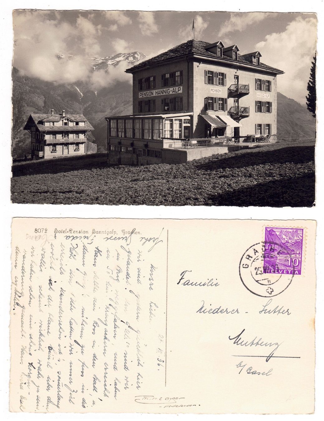 Cartoline postali: Grächen – Usato da La Tour-de-Peilz venduto da amjust