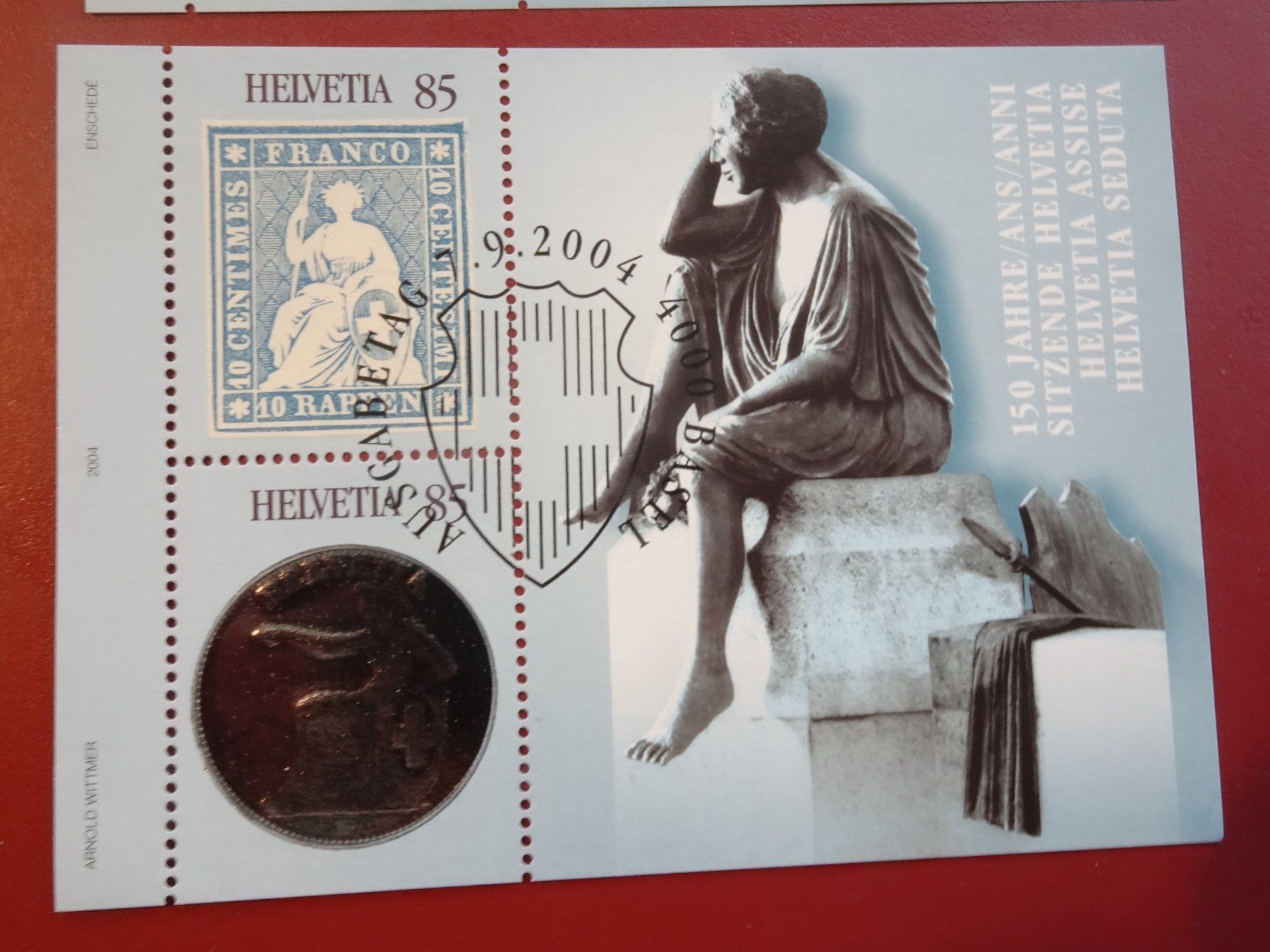 Tutti i francobolli: 2004, 2 BLOCKS, POSTFRISCH UND AUSGABETAG – Usato da Eschenbach SG venduto da eDaisy 1