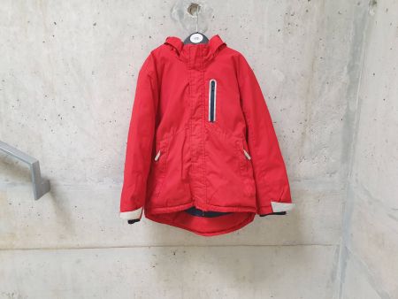 Veste hiver doux / mi-saison rouge H&M | Garçon | Taille 122