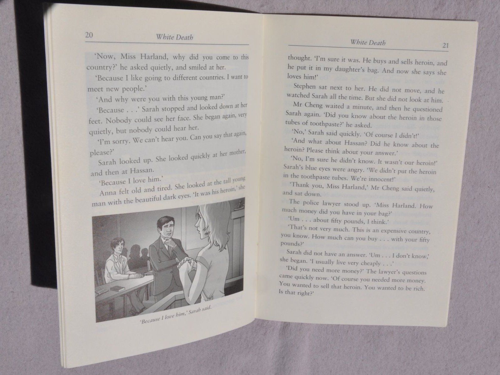 Bücher: Withe Death - Tim Vicary - Oxford Bookworms - Level 1 – Gebraucht aus Fully von Minouchka 1