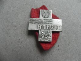 Abz. Brosche Kant. Schwingfest Schwingen Emmenbrücke LU 1952
