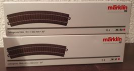 MÄRKLIN: 12 X C-GLEISE GEBOGEN R1 24130 NEU/OVP