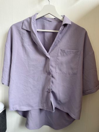 Hemdbluse Lila