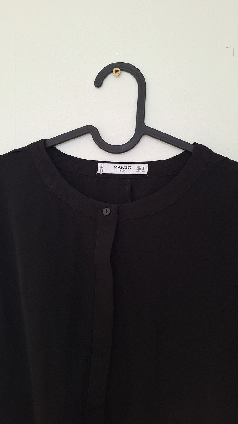 Mango Camicette: Oversize-Bluse schwarz, Mango Suit, Gr. S – Usato da Winterthur venduto da shishibelle 1