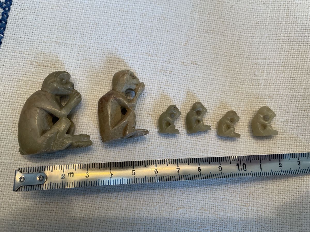 Statuette: Seltene, antike Netsuke, aus Stein geschnitzt – Usato da Kilchberg ZH venduto da PeteBlanc 3