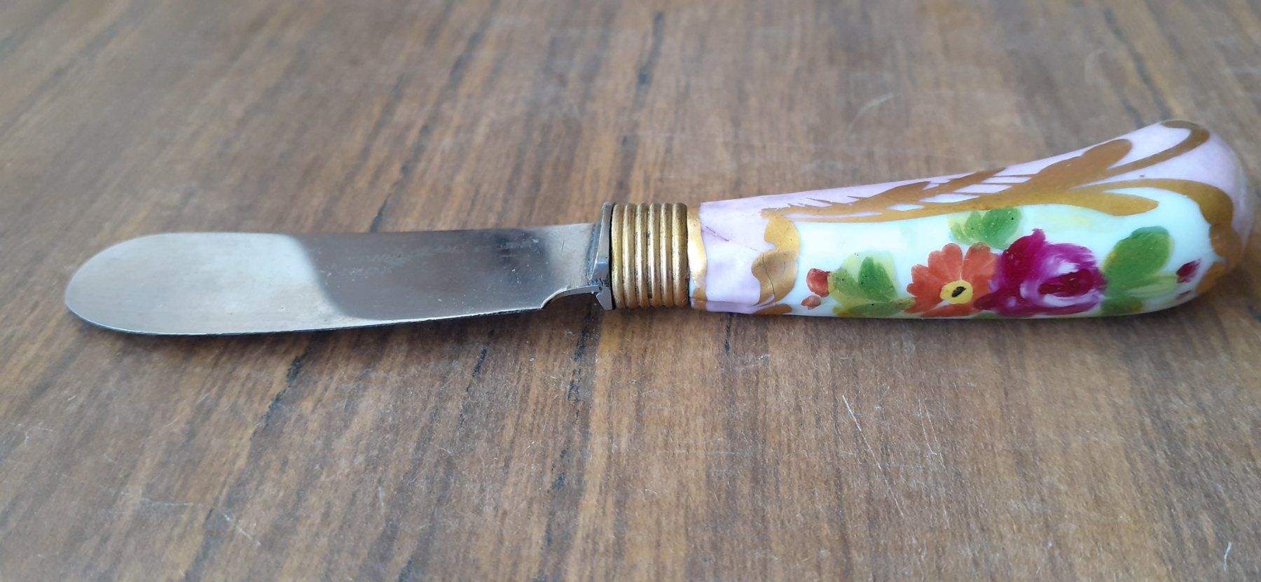 Posate: antikes Buttermesser Porzellan – Usato da Mörschwil venduto da antiksalon21 5