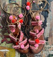 hippie schnür-sandalen / grösse 41