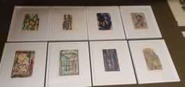10 Original Aquarelle von Alfred Leuenberger-Ronco