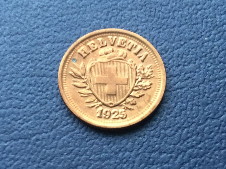 Tutti le monete: 1 Rappen 1925 Unzirkuliert stgl – Nuovo (secondo la descrizione) da St. Margrethen SG venduto da alfapeugeot10 2