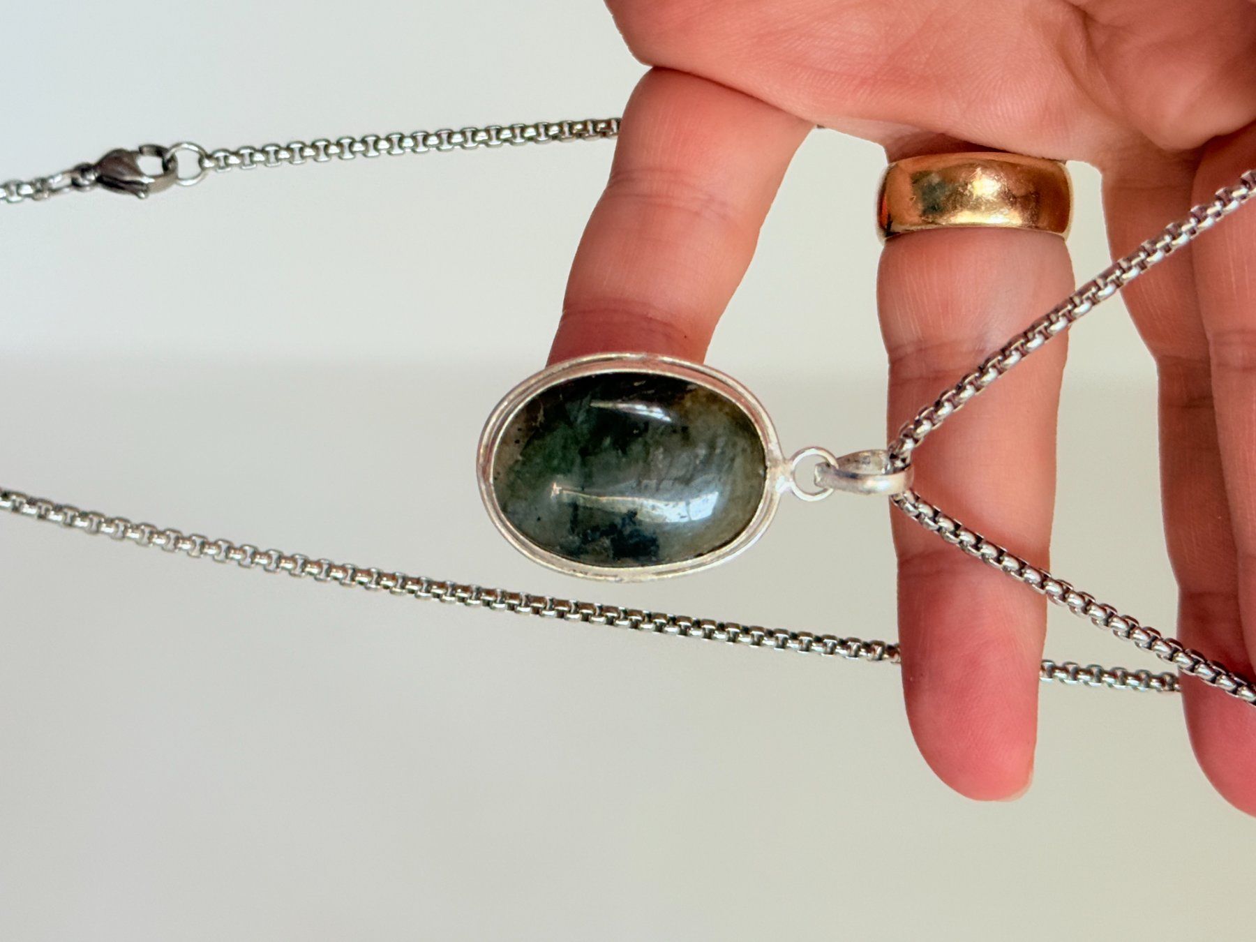 Colliers: Labradorite necklace – Neuf avec emballage d'origine à Genève par AGBERG 5