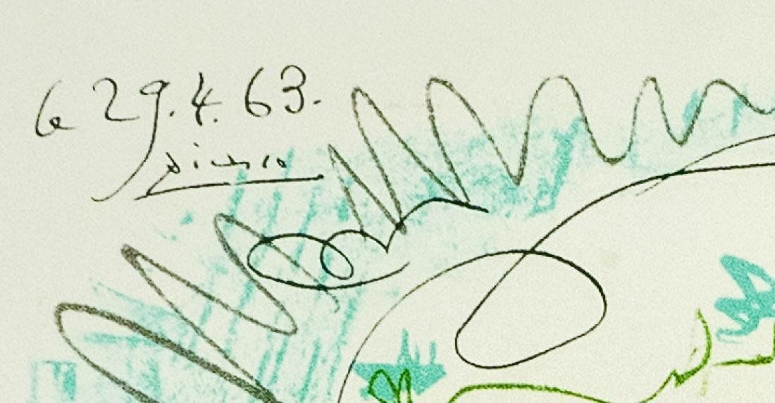 Grafica & Litografie: Pablo Picasso - Maternitè 1963 - Gerahmt – Usato da Lugano venduto da Historianlugano 2