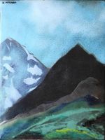 Blick auf Eiger vom Männlichen  sign. Mc Kean
