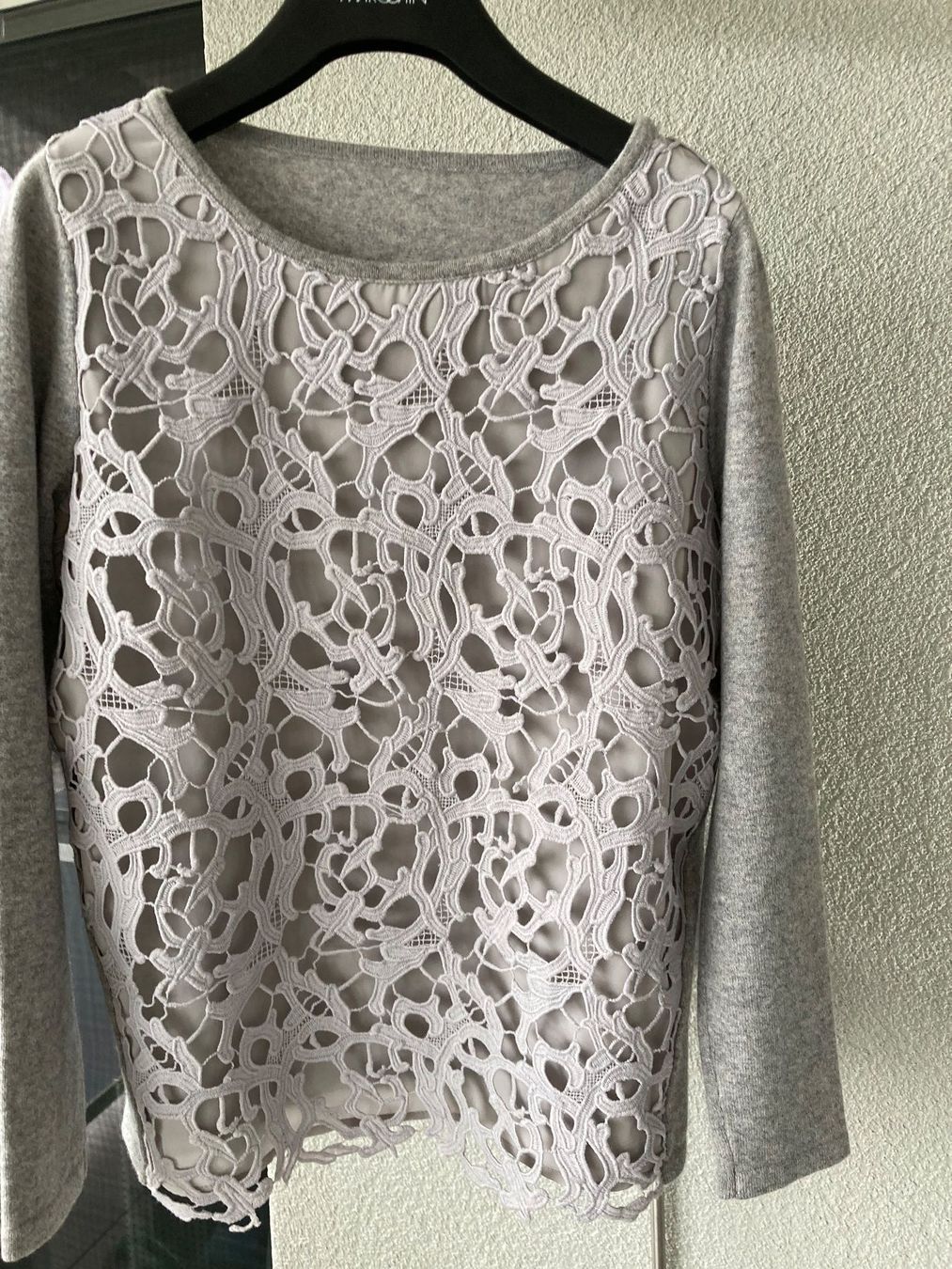 Luisa Cerano Maglioni & Felpe: Luisa Cerano Pullover 36/Schurwolle/Seide/Cashmere/hellgrau – Usato da Berneck venduto da Ordnung2021 1