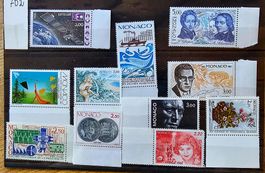 MONACO timbres neufs ** ~1985