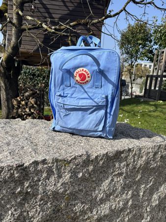 Fjällräven Kånken Rucksack Hellblau Top Zustand!
