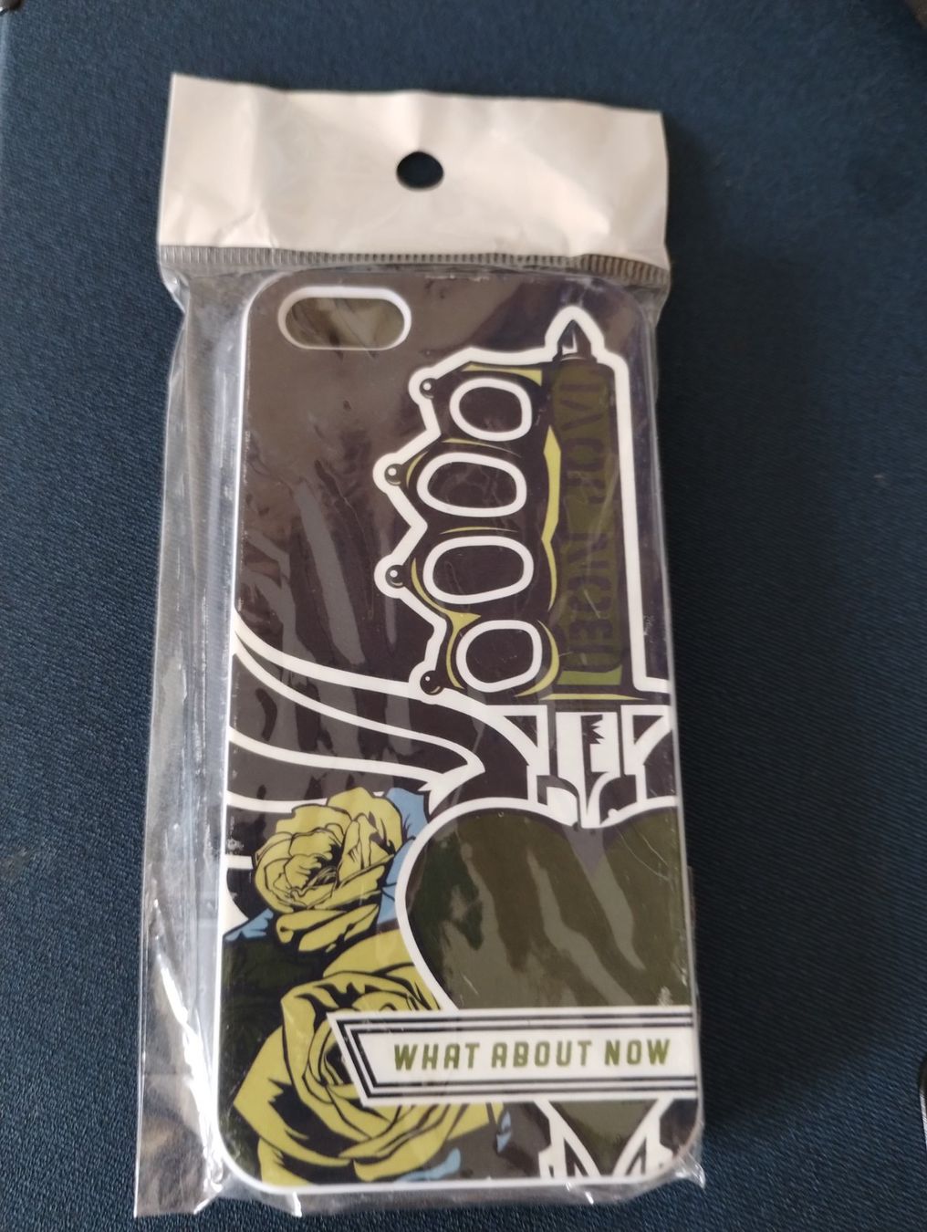 Apple Cover & Protezioni schermo: iPhone 5  case Bon Jovi  " what about now" – Nuovo e nell'imballaggio originale da Lausanne venduto da Martinucci