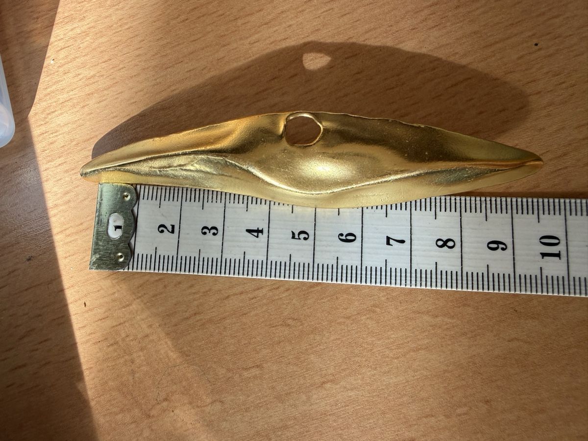Spille & Fermagli: Elegante Vintage Goldfarbe Brosche - Design – Usato da Lamone venduto da LaCantinaMagica 6
