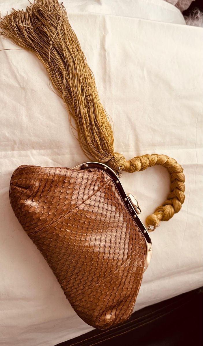 Gucci Borse da donna: Gucci Vintage Python Handtasche, Top Zustand! Selten! – Usato da Zollikon venduto da olka01 2