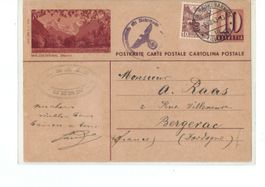 Schweiz Ganzsache Postkarte BPK PK 161 Wilderswil Zensur !