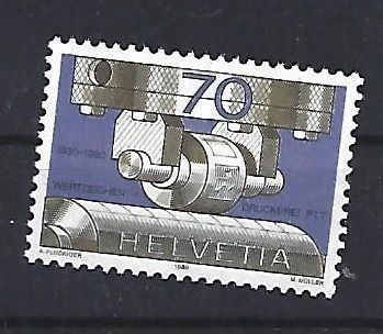 Alle Briefmarken: 1980 - Wertzeichendruckerei – Gebraucht aus Schaffhausen von poststamp