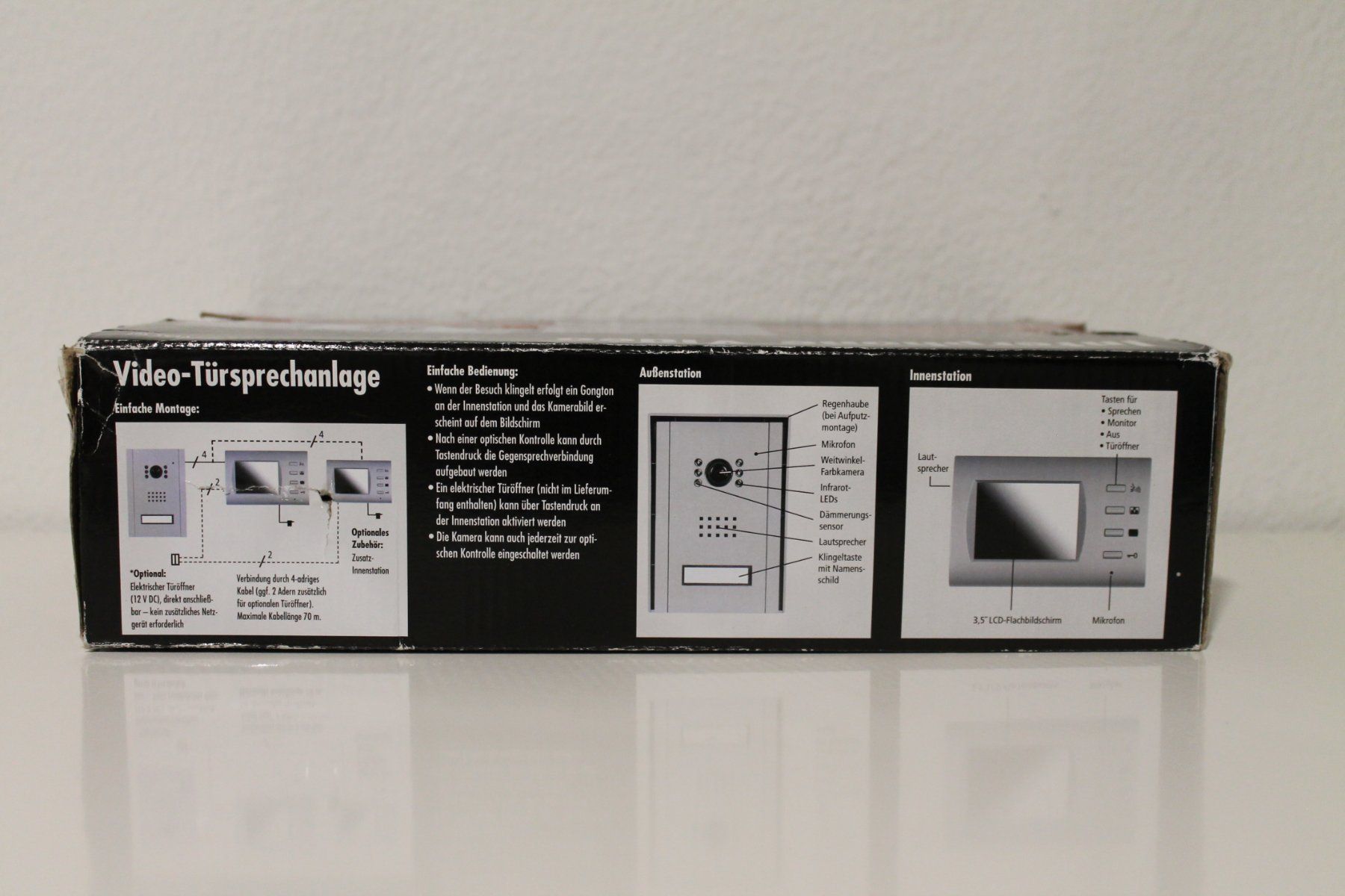 Camcorder: Pentatech Funk- Video-Türsprechanlage VT35 – Neu und originalverpackt aus Basel von David25 1