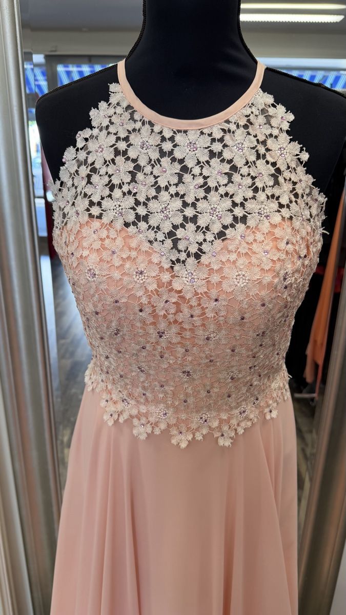 Vestiti: Elegantes helles pfirsichfarbenes Ballkleid Grosse 36 – Nuovo e nell'imballaggio originale da Schlatt ZH venduto da xhesiesi 4