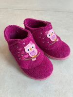 Elefanten Finken Gr. 22, pink mit Eulen